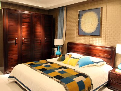 實木床&實木衣柜